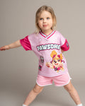 Paw Patrol Skye Mesh Soccer Jersey Athletic T-Shirt