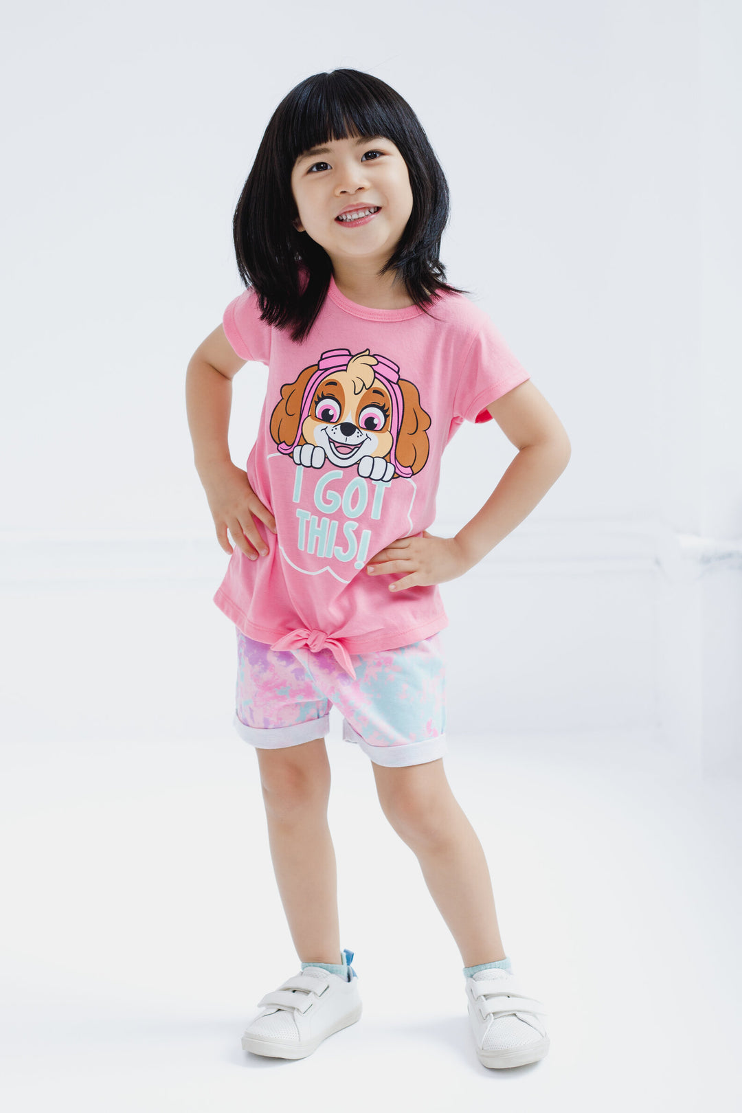 Paw Patrol Skye T-Shirt and French Terry Shorts Outfit Set