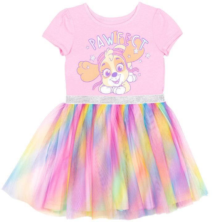 Skye Tutu Short Sleeve Dress & Scrunchie Set with Scrunchy