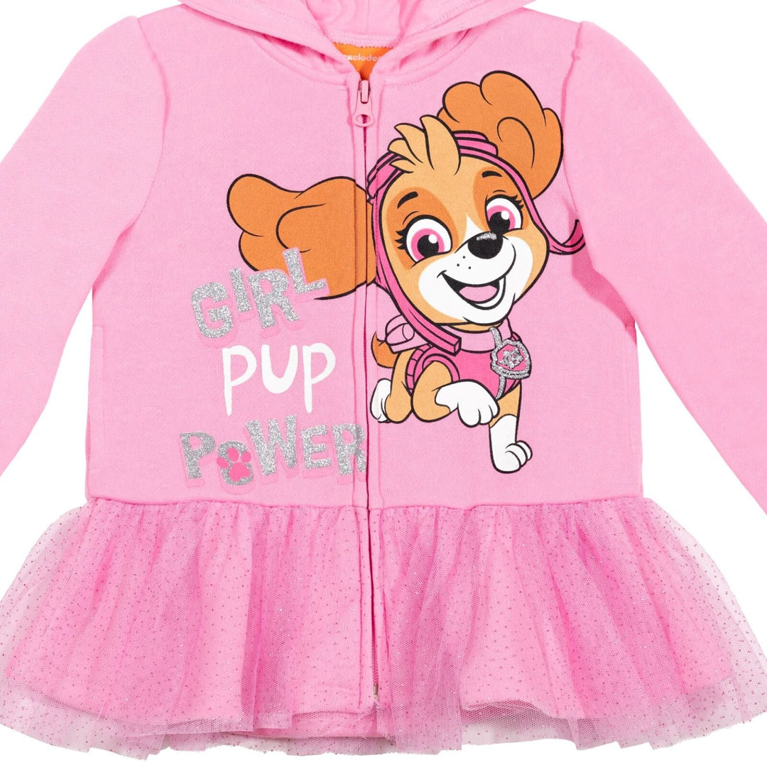 Paw Patrol Skye Sudadera con capucha y cremallera para disfraz