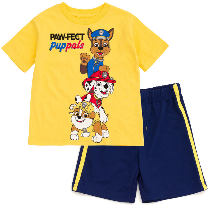 Paw Patrol T-Shirt and Basketball Shorts Mesh Outfit Set