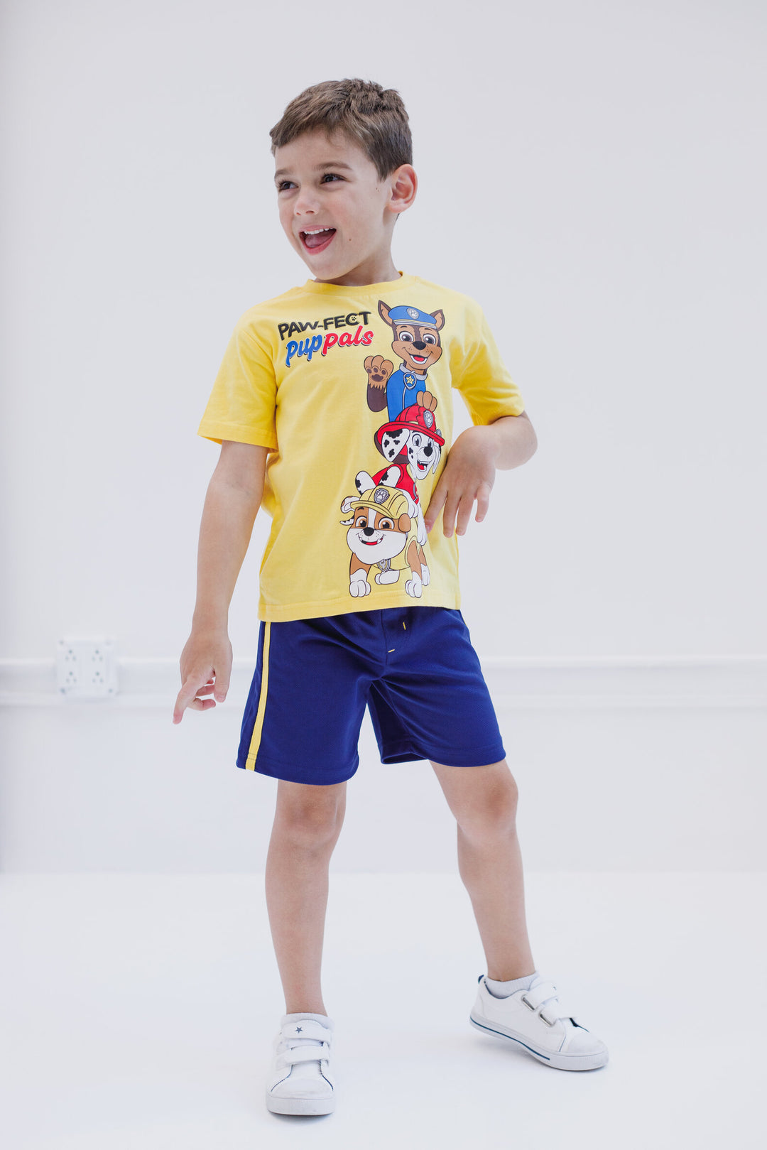 Paw Patrol T-Shirt and Basketball Shorts Mesh Outfit Set