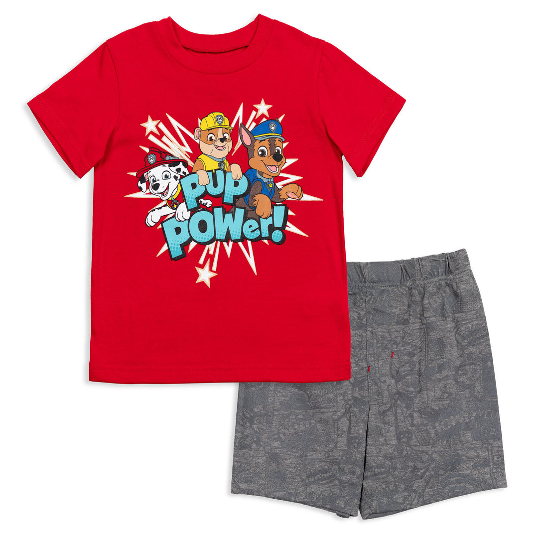 Paw Patrol Graphic T-Shirt & French Terry Shorts