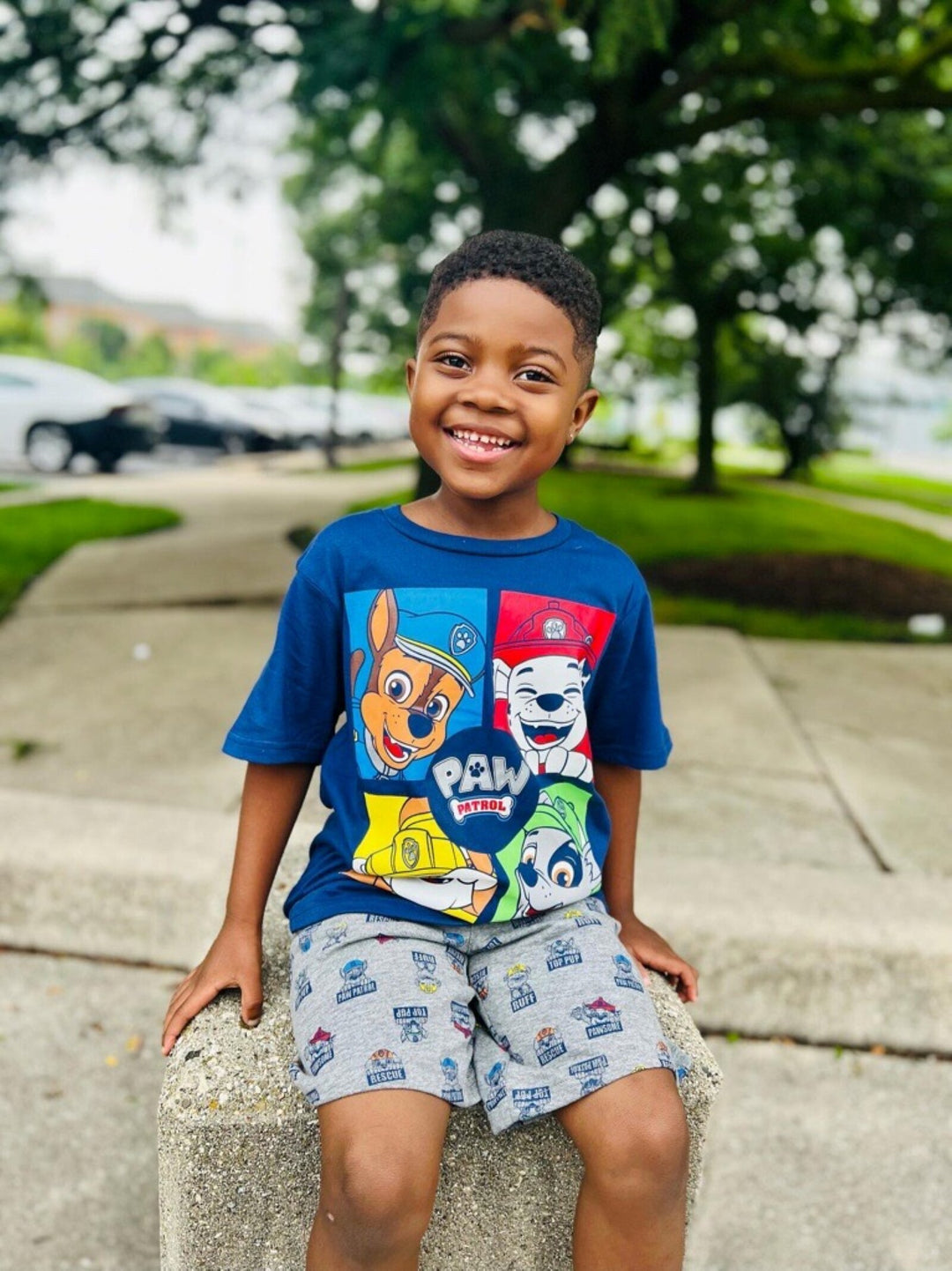 Paw Patrol Graphic T-Shirt & French Terry Shorts