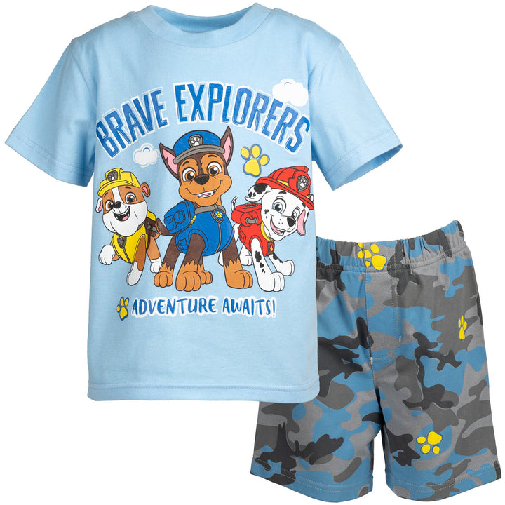 Paw Patrol Graphic T-Shirt & French Terry Shorts