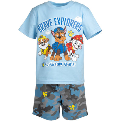 Paw Patrol Graphic T-Shirt & French Terry Shorts