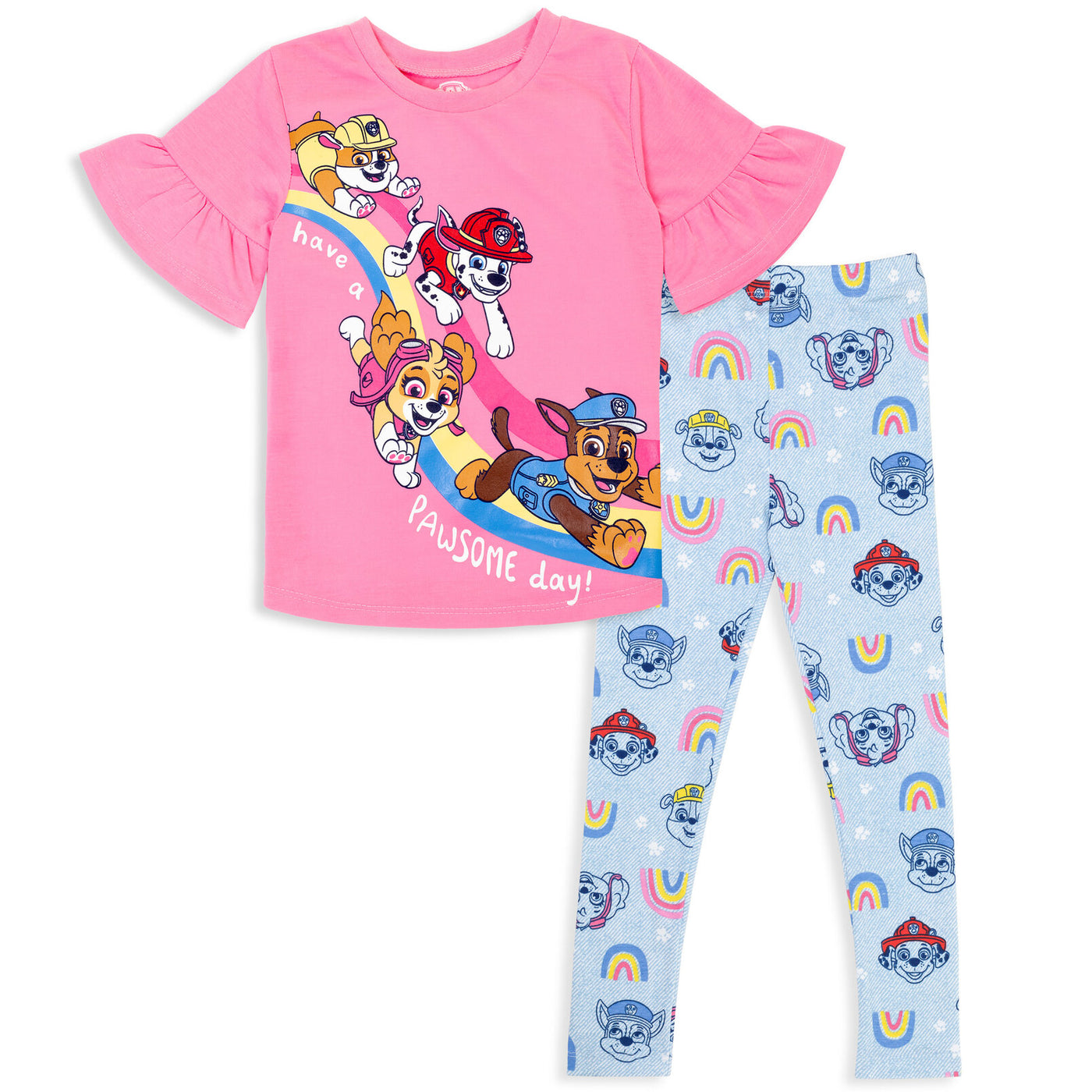 Paw Patrol T-Shirt and Leggings Outfit Set