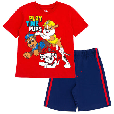 Paw Patrol T-Shirt and Mesh Shorts Outfit Set