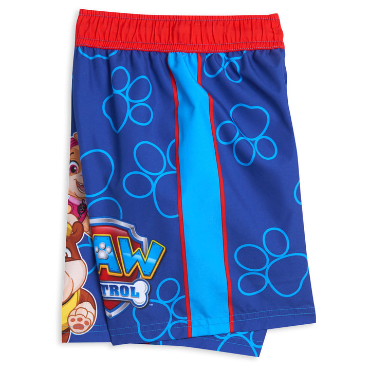 Paw Patrol UPF 50+ Pullover Rash Guard Swim Trunks Outfit Set