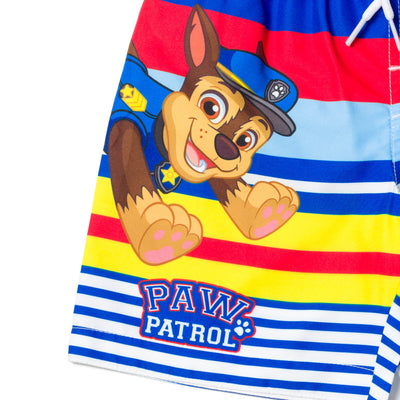 Paw Patrol UPF 50+ Rash Guard Swim Trunks Outfit Set