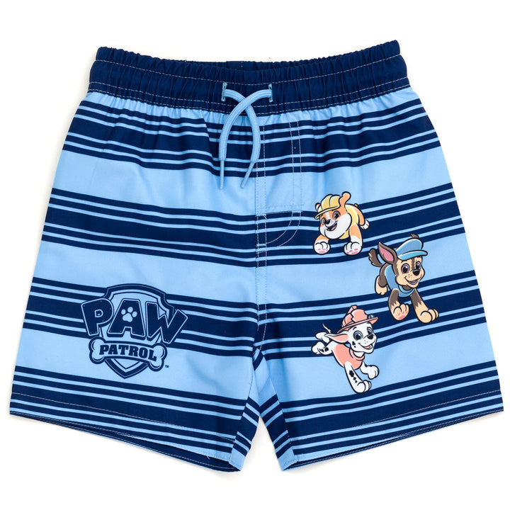 Paw Patrol UPF 50+ Rash Guard Swim Trunks Outfit Set