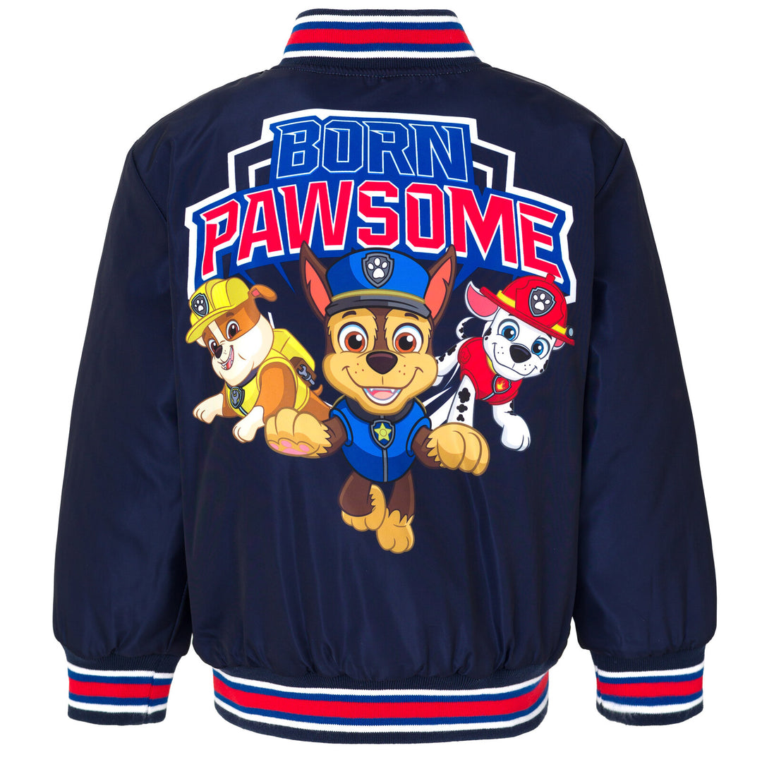 Paw Patrol Varsity Zip Up Bomber Jacket