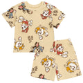 Paw Patrol Waffle Knit T-Shirt and Shorts Outfit Set