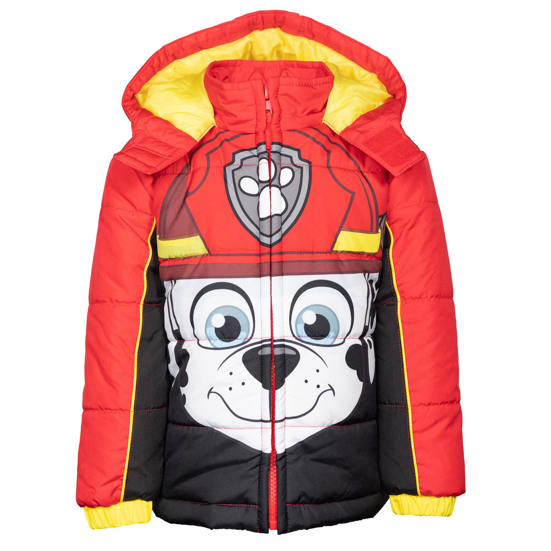 Paw Patrol Zip Up Winter Coat Puffer Jacket