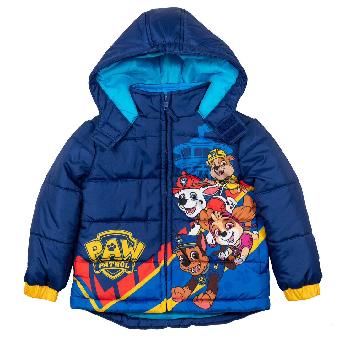 Paw Patrol Zip Up Winter Coat Puffer Jacket