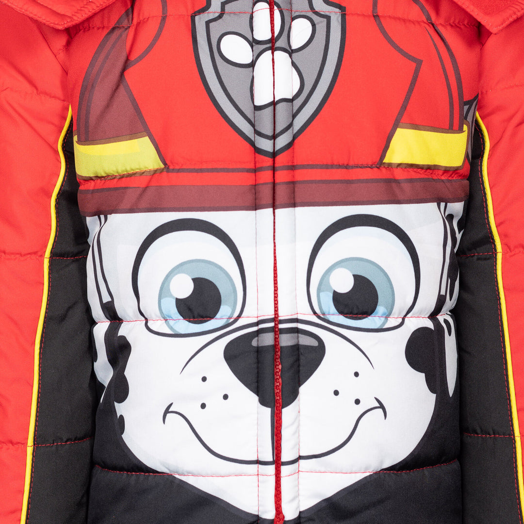 Paw Patrol Zip Up Winter Coat Puffer Jacket