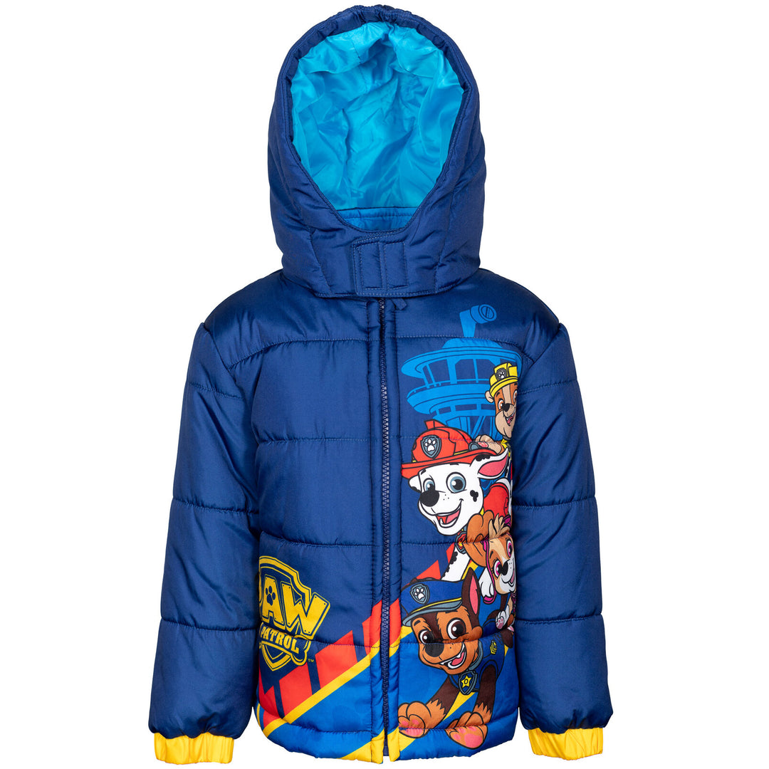 Paw Patrol Zip Up Winter Coat Puffer Jacket