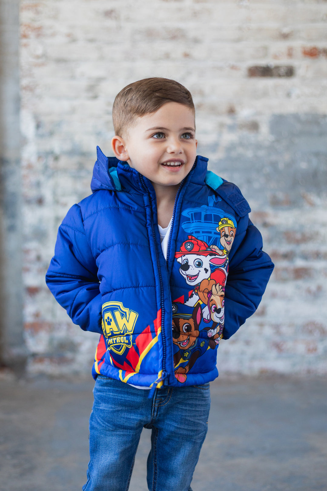 Paw Patrol Zip Up Winter Coat Puffer Jacket