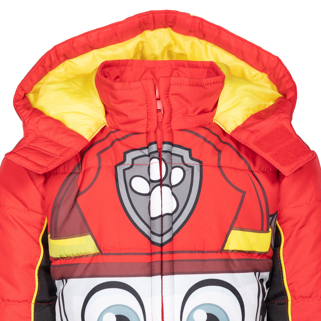 Paw Patrol Zip Up Winter Coat Puffer Jacket