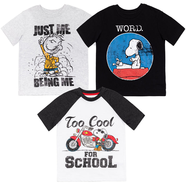 PEANUTS 3 Pack T-Shirts