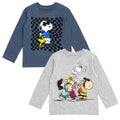 Paquete de 2 camisetas gráficas de manga larga de Peanuts
