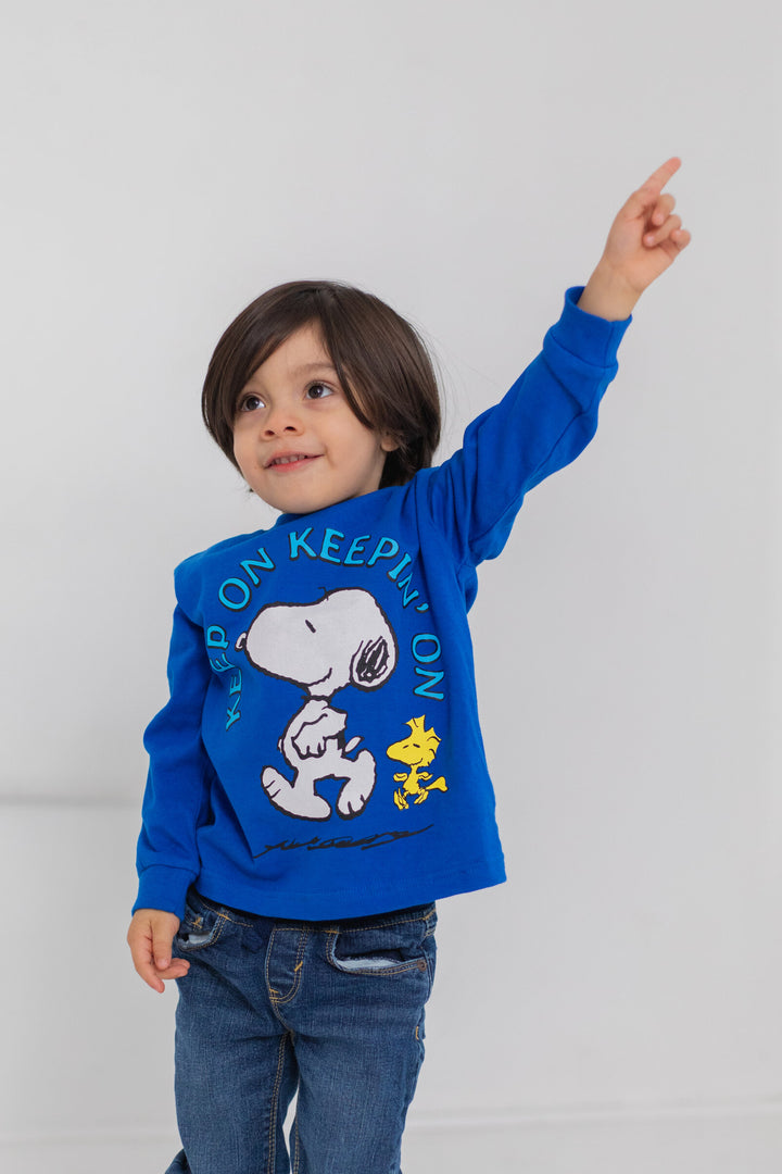 Peanuts 2 Pack Long Sleeve Graphic T-Shirts