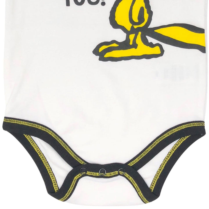 PEANUTS Woodstock Snoopy 4 Pack Bodysuits