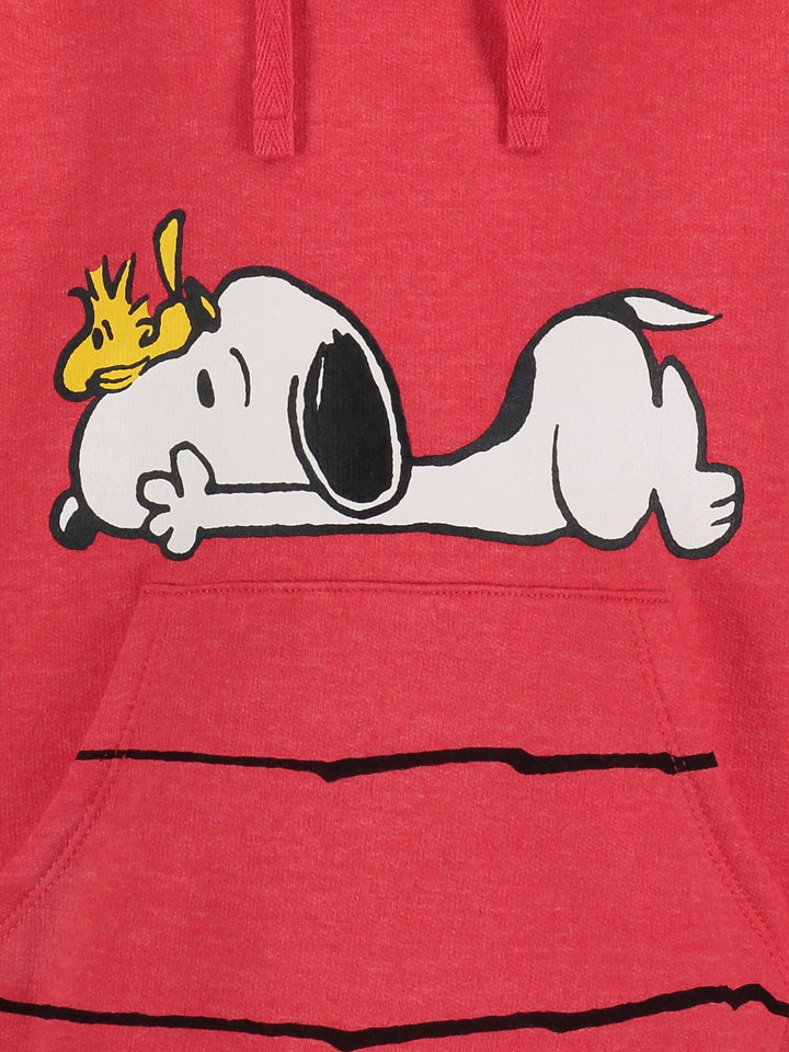 Snoopy Fleece Sudadera con capucha