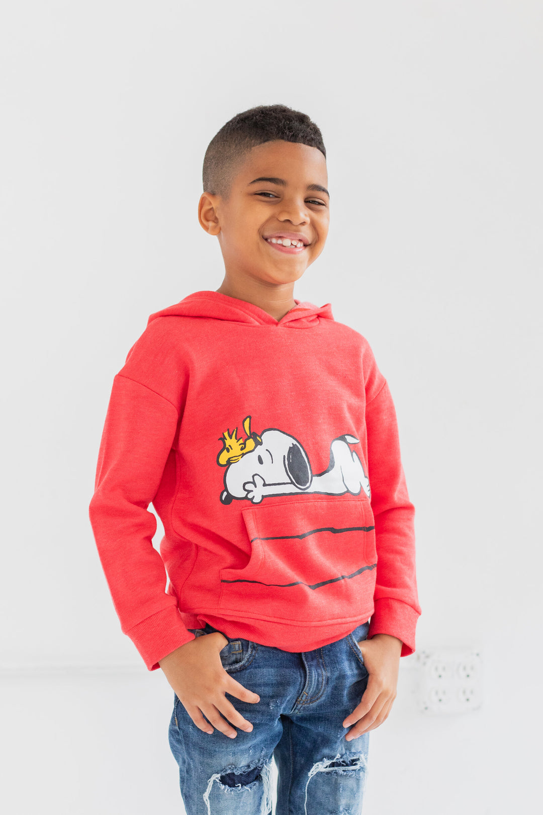 Snoopy Fleece Pullover Hoodie