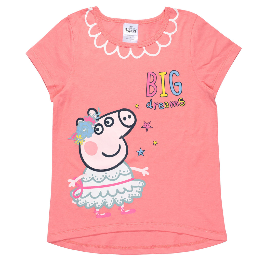 Peppa Pig Paquete de 3 Camisetas gráficas