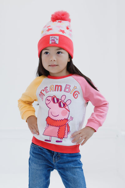 Peppa Pig Fleece Sweatshirt and Hat