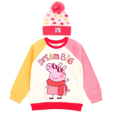 Peppa Pig Fleece Sweatshirt and Hat