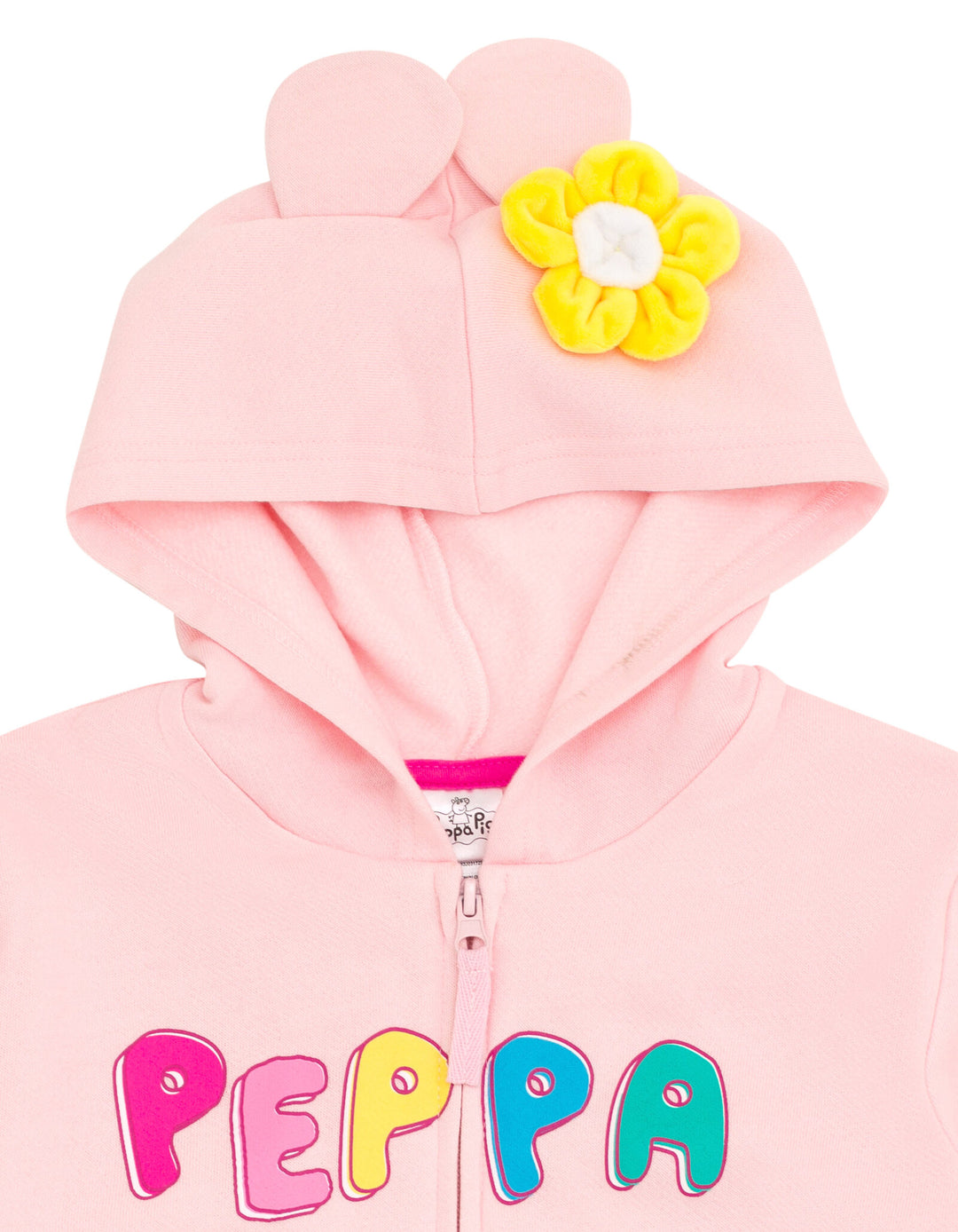 Peppa Pig Girls Fleece Zip Up Hoodie