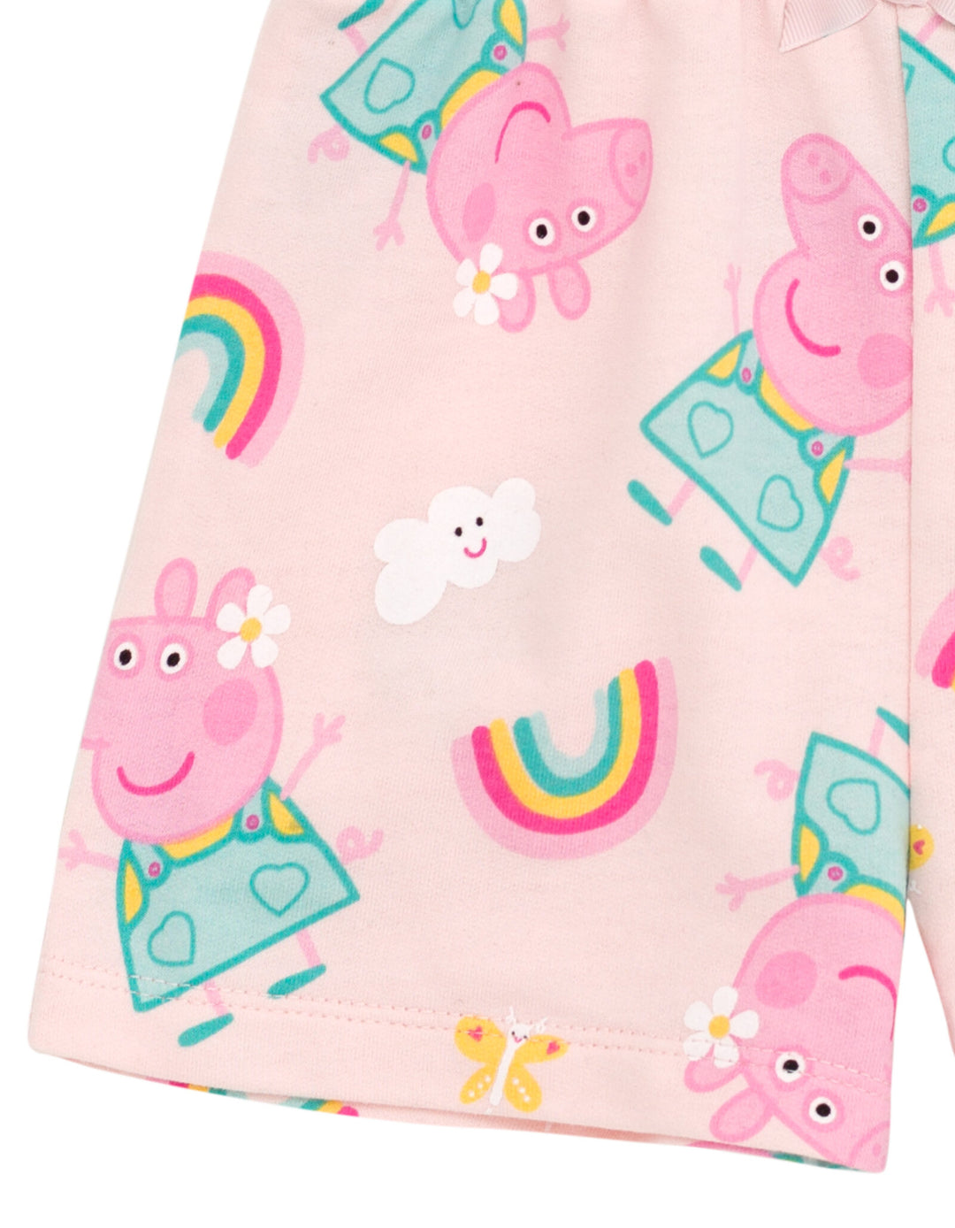 Peppa Pig Girls French Terry Sleeveless Romper