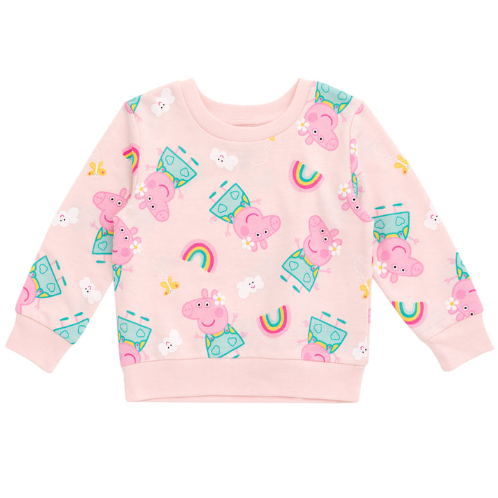 Peppa Pig Girls French Terry Sweatshirt