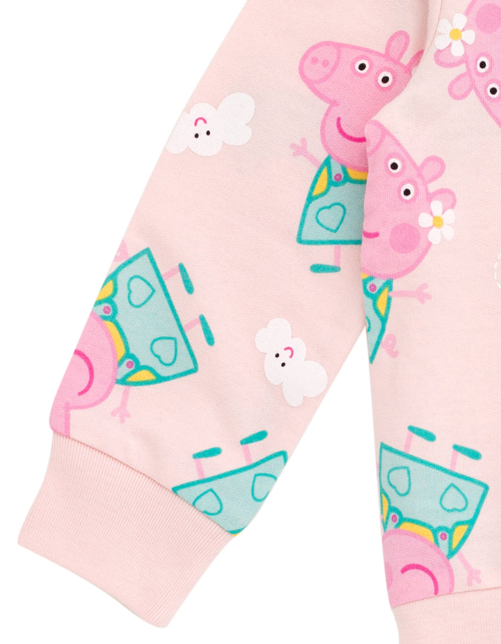 Peppa Pig Girls French Terry Sweatshirt