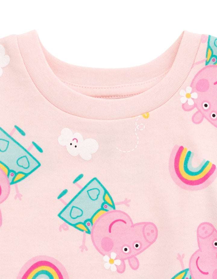 Peppa Pig Girls French Terry Sweatshirt