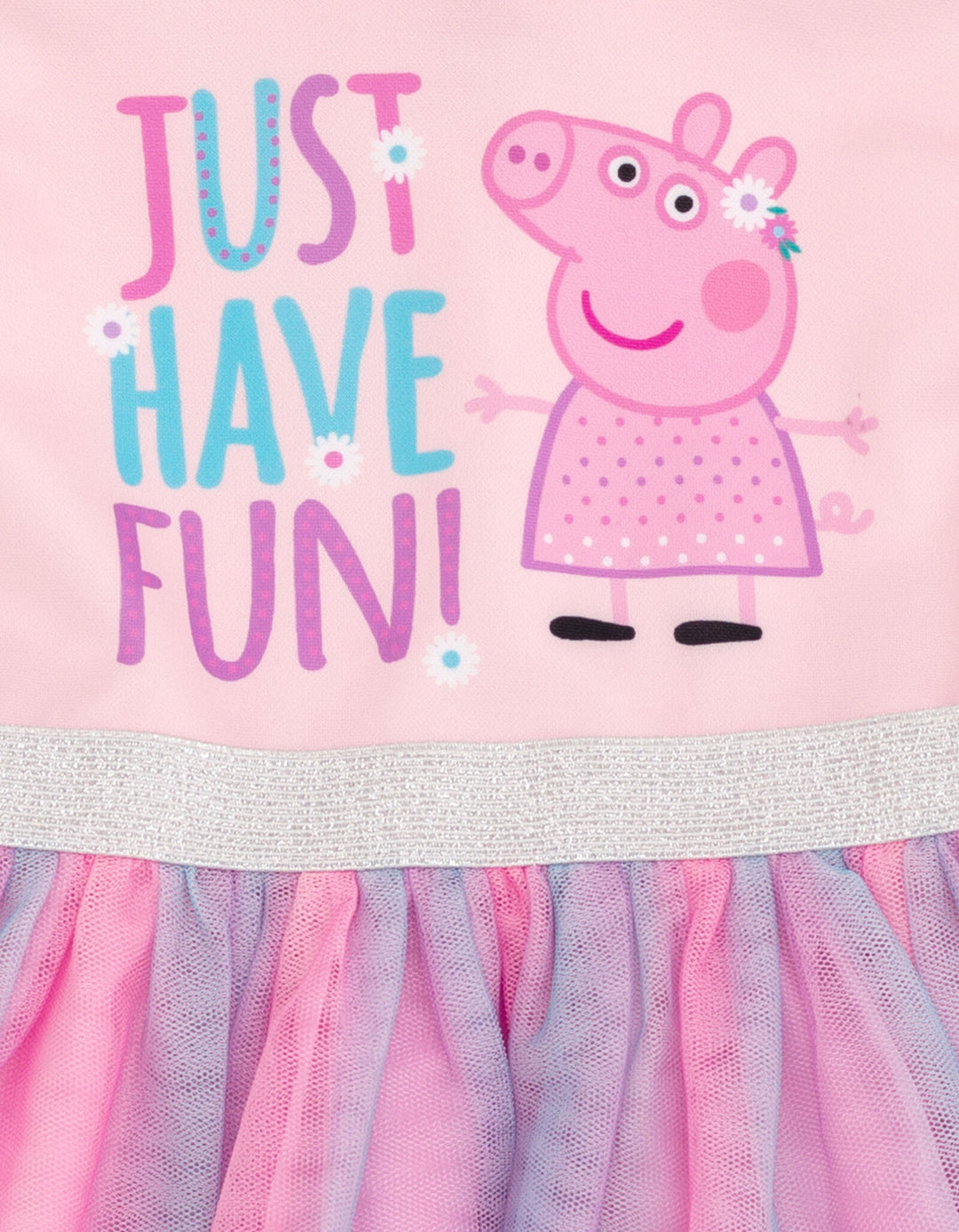 Peppa Pig Girls Mesh Tulle Dress