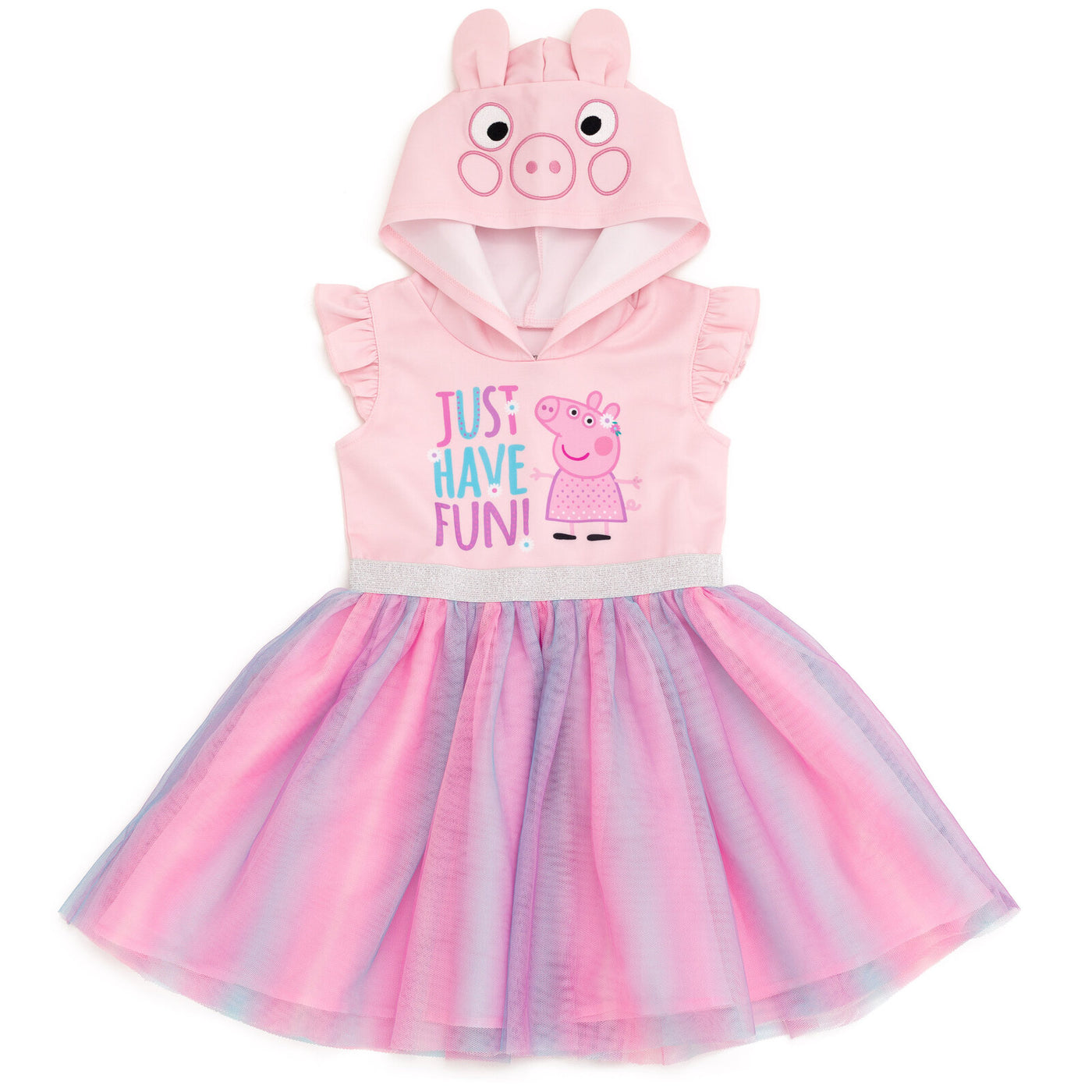 Peppa Pig Girls Mesh Tulle Dress