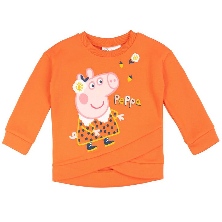 Peppa Pig Crossover Fleece Sweatshirt & Leggings