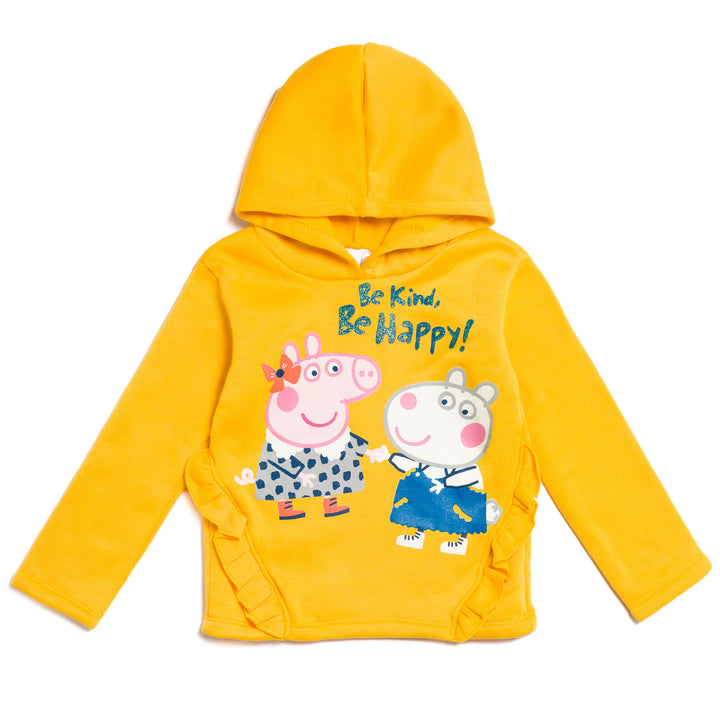 Peppa Pig Pullover Fleece Hoodie and Leggings Outfit Set