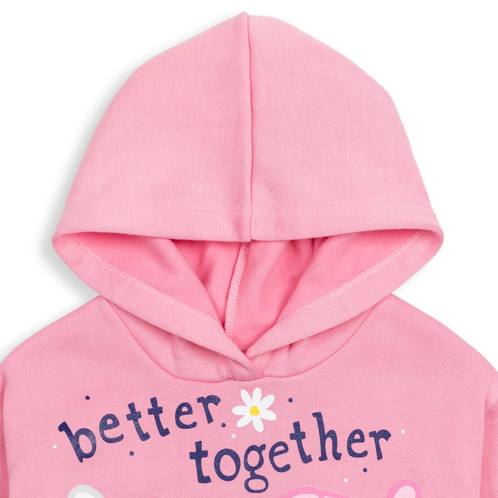 Peppa Pig Pullover Fleece Hoodie and Leggings Outfit Set