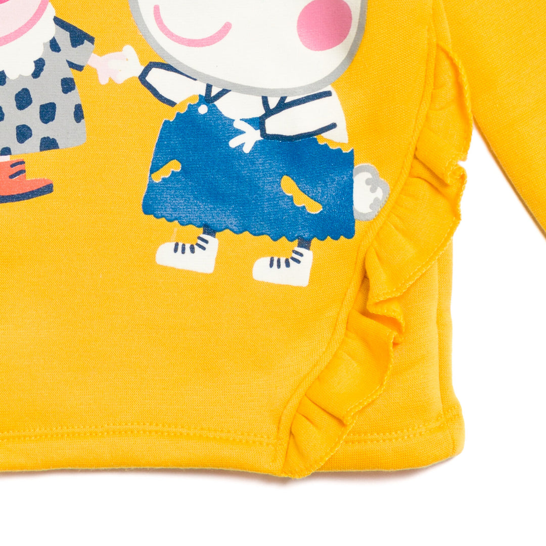 Peppa Pig Pullover Fleece Hoodie and Leggings Outfit Set