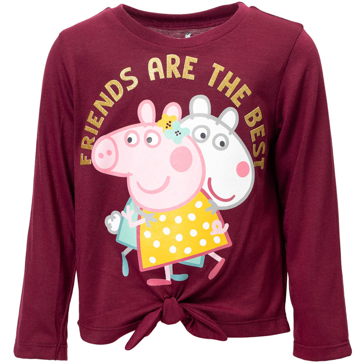 Peppa Pig Pullover T-Shirt and Leggings Outfit Set