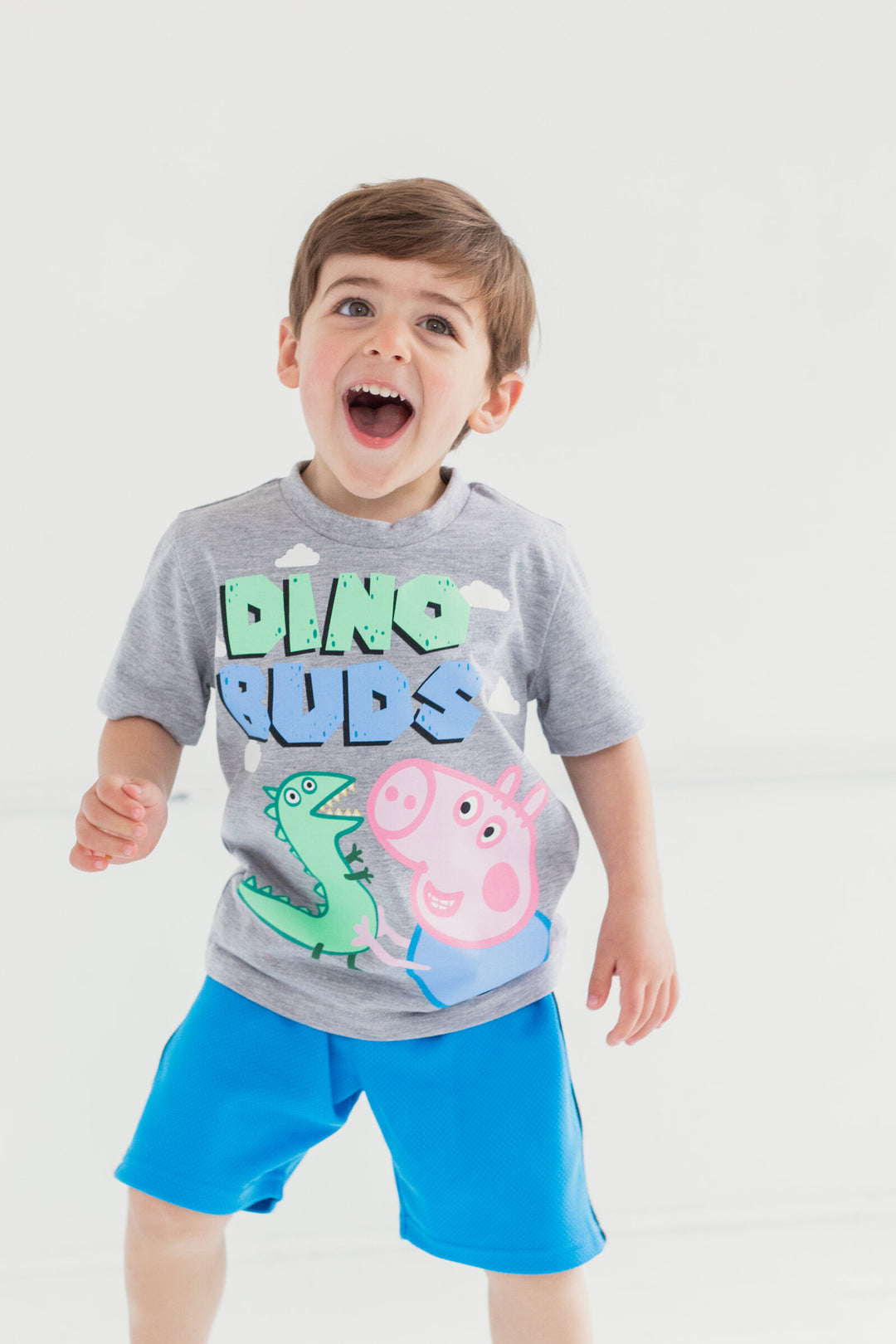 Peppa Pig T-Shirt and Mesh Shorts Outfit Set