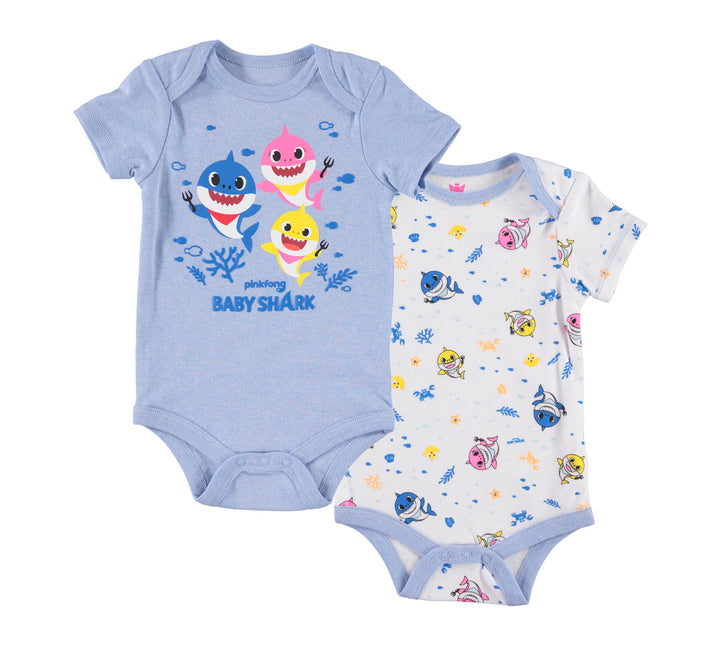 Pinkfong Baby Shark 2 Pack Bodysuits