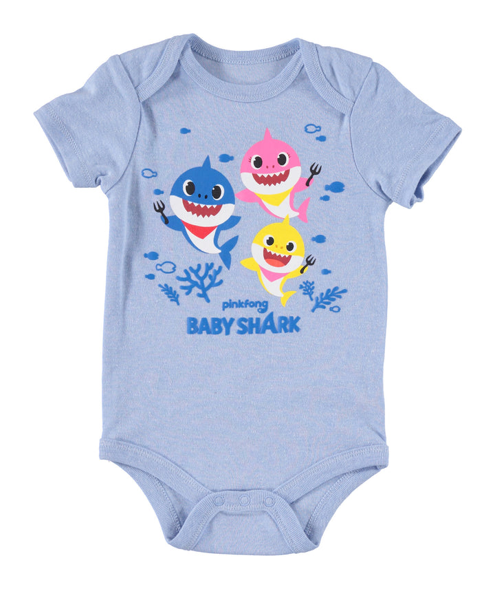 Pinkfong Baby Shark 2 Pack Bodysuits