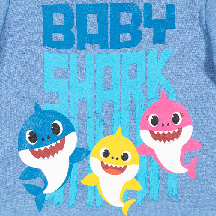 Baby Shark Fleece Jogger Pullover Hoodie & Pants Set