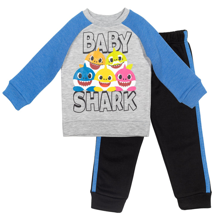 Pinkfong Baby Shark Fleece Sweatshirt and Pants Set