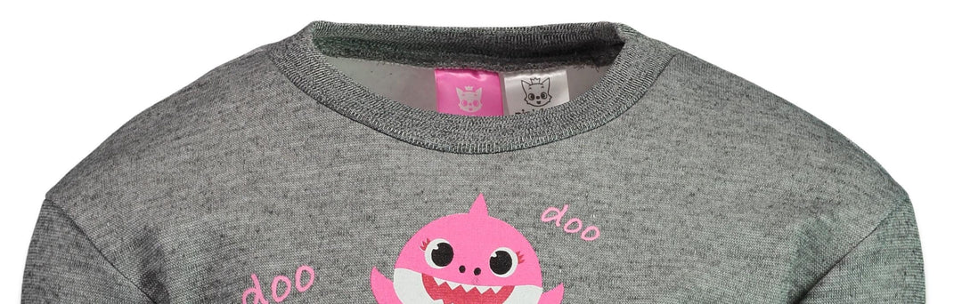 Pinkfong Baby Shark Fleece T-Shirt and Pants Outfit Set